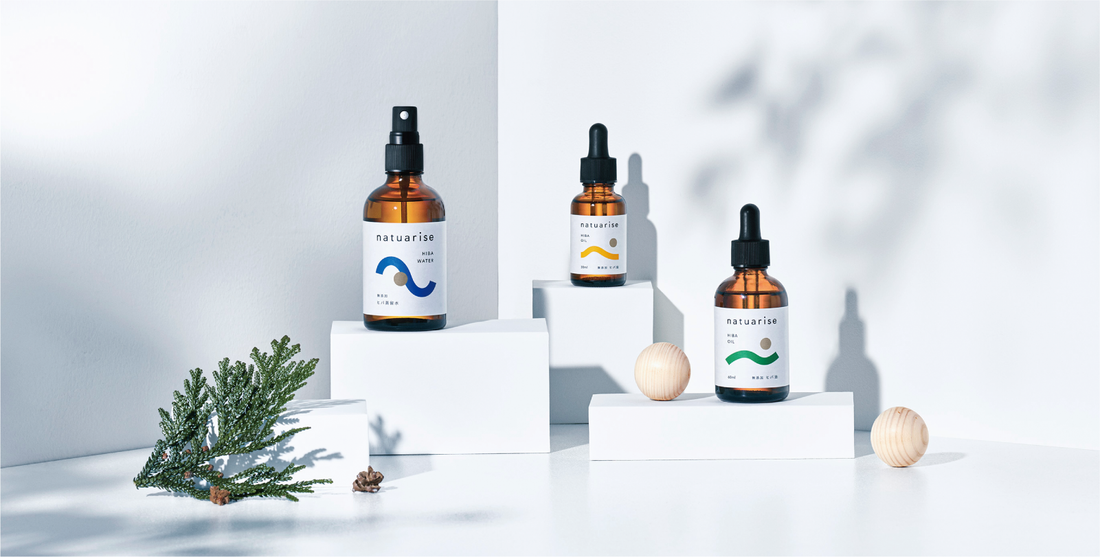 HIBA OILとHIBA WATERの使い方のアイデア